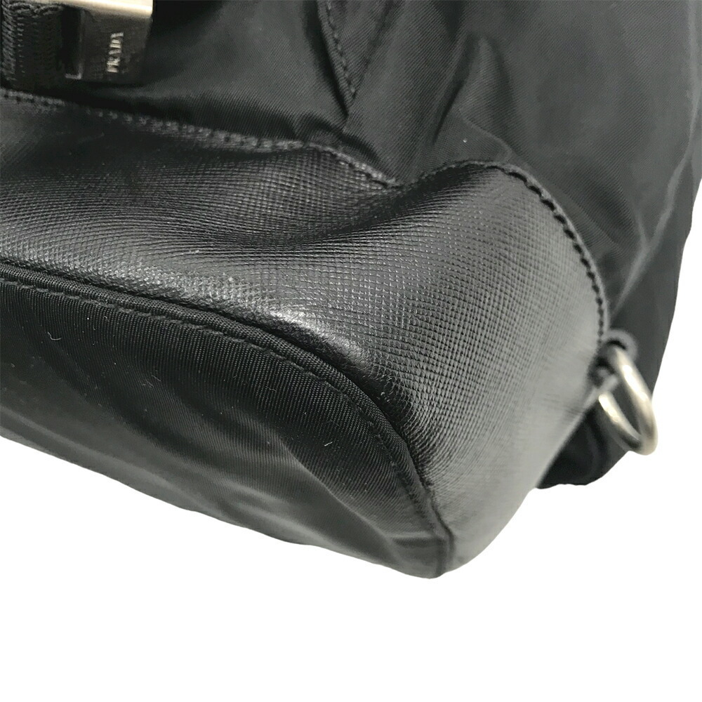 Prada Nylon Drawstring Backpack Black - image 8